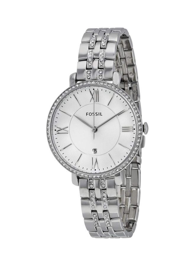 FOSSIL Women's Water Resistant Analog Watch ES3545 - 36 mm - Silver - Image 1