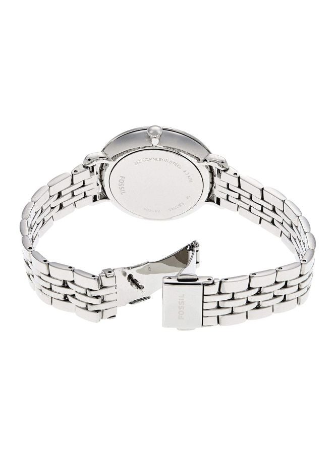 FOSSIL Women's Water Resistant Analog Watch ES3545 - 36 mm - Silver - Image 2