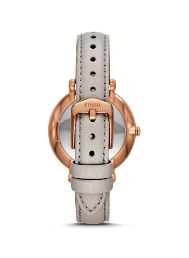 FOSSIL Women's Jacqueline Water Resistant Analog Watch ES4672 - 36 mm - Mineral Grey  - Image 2