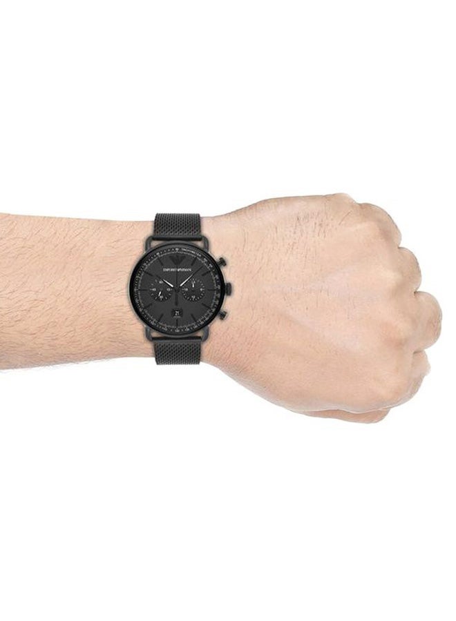 EMPORIO ARMANI Men's Aviator Chronograph Watch AR11264 - 43 mm - Black  - Image 5
