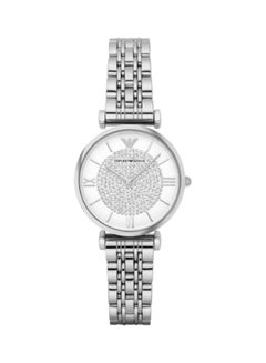 Women's Gianni T-Bar Water Resistant Analog Watch AR1925 - 32 mm - Silver - v1599238345/N40117101A_1