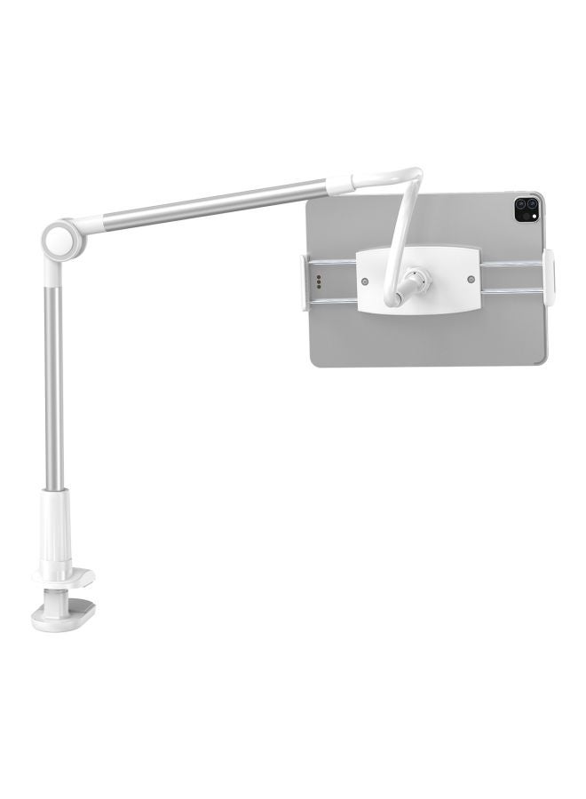 Baseus Tablet Stand 360 Adjustable iPad Stand Lazy Phone Holder iPad Holder Compatible with iPhone SE 3/13/13 Mini/13 Pro/13 Pro Max 11/12 Pro Max iPad Pro Mini iPad 9 all 4-12.9" Phones and Tablets Silver  - Image 2