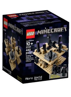 21107 440-Piece Minecraft Micro World The End Building Block Kit 10+ Years