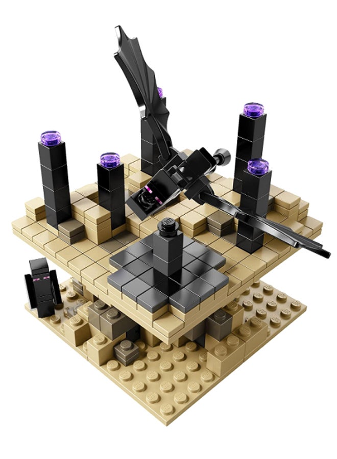 LEGO - 21107 440-Piece Minecraft Micro World The End Building Block Kit 10+ Years - Image 1