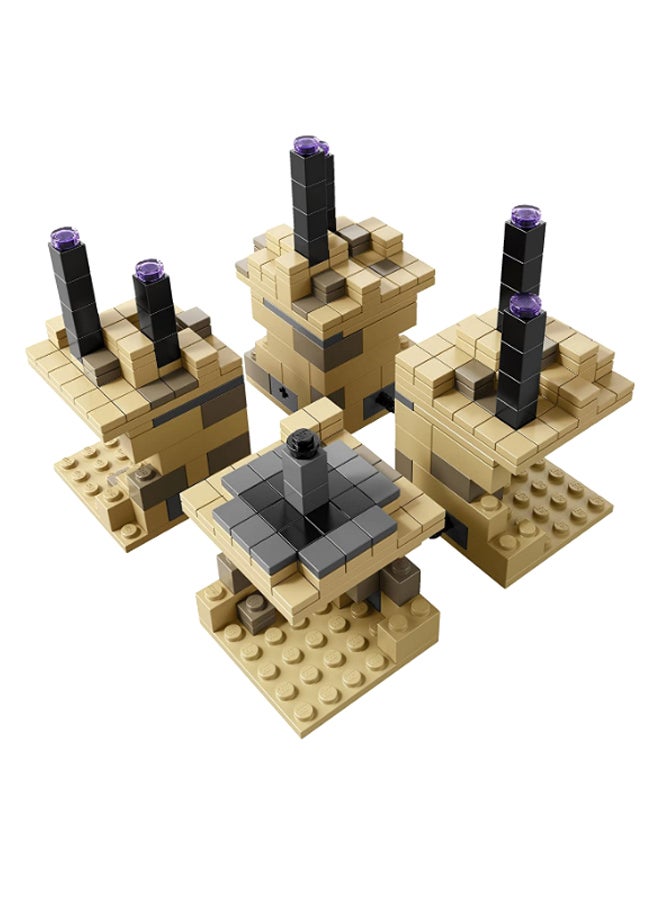 LEGO - 21107 440-Piece Minecraft Micro World The End Building Block Kit 10+ Years - Image 1
