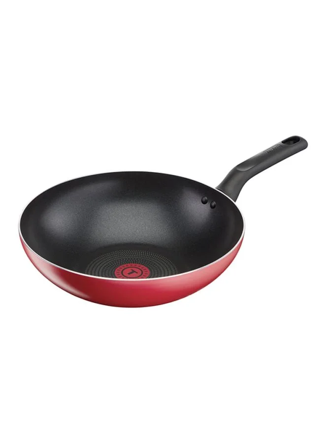 تيفال TEFAL طقم سوبر كوك مكون من 12 قطعة | مقالي 22/24 سم، مقلاة ووك 28 سم، قدور 22/24/28 سم + أغطية، ملعقة، ملعقة مشقوقة، ملعقة مسطحة مشقوقة | غير لاصق | مؤشر حرارة Thermo-Signal | أحمر | ضمان لمدة سنتين | B460SC84 أحمر/أسود 24سم