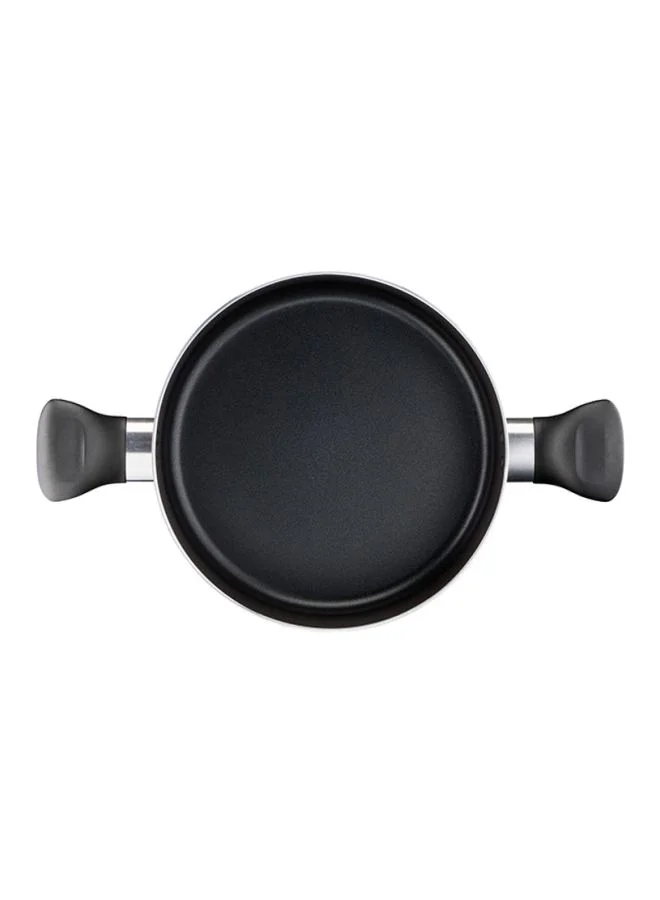 تيفال TEFAL طقم سوبر كوك مكون من 12 قطعة | مقالي 22/24 سم، مقلاة ووك 28 سم، قدور 22/24/28 سم + أغطية، ملعقة، ملعقة مشقوقة، ملعقة مسطحة مشقوقة | غير لاصق | مؤشر حرارة Thermo-Signal | أحمر | ضمان لمدة سنتين | B460SC84 أحمر/أسود 24سم