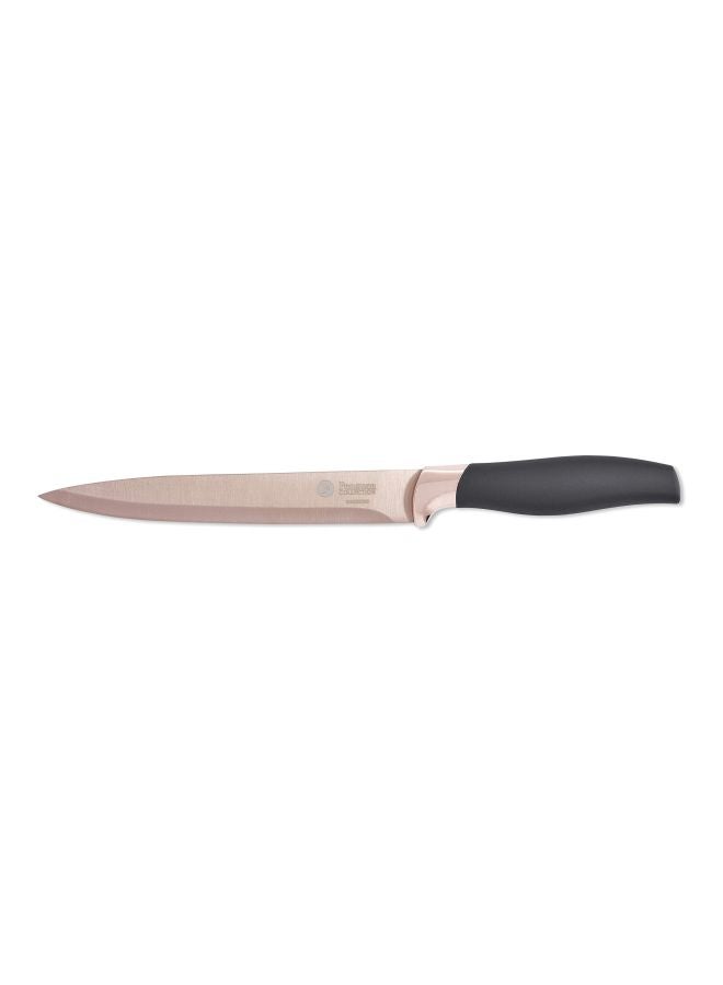Penguen - 6-Piece Aria Titanium Knife With Block Set Rose Gold - Image 1