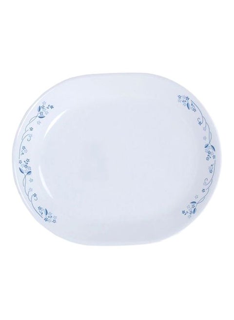 Livingware Serving Platter Provincial Blue/White 31cm