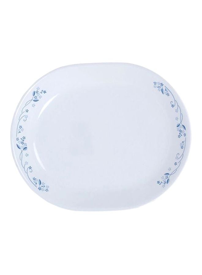 Livingware Serving Platter Provincial Blue/White 31cm