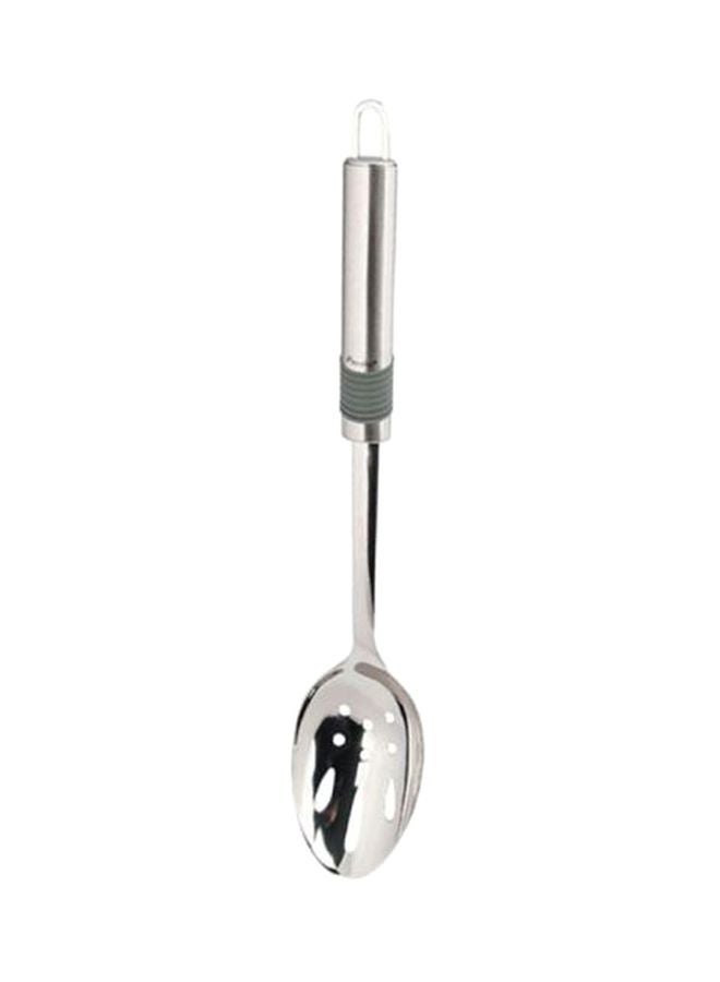 Prestige Pro Grip Strainer Spoon Silver 44.6 x 6.8 x 2.6cm - Image 1