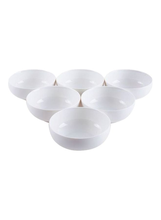 Verona - 6-Piece C6 Soup Bowl Set White 12.5 x 5cm - Image 1