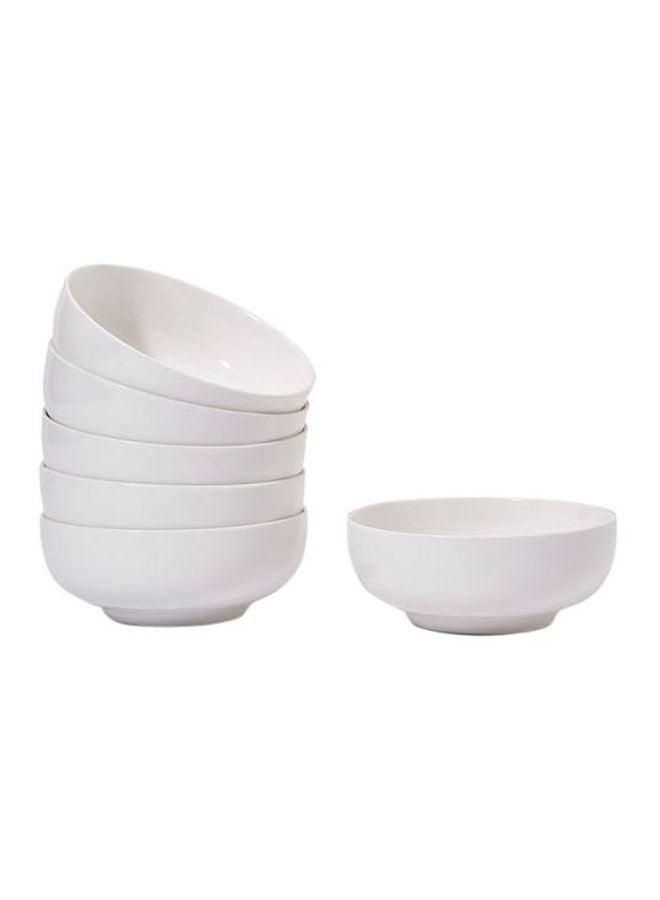 Verona - 6-Piece C6 Soup Bowl Set White 12.5 x 5cm - Image 1