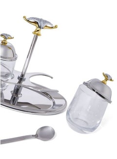 REGENT Malaika Double Jam Dish Gold Standard Silver/Gold/Clear  - Image 3