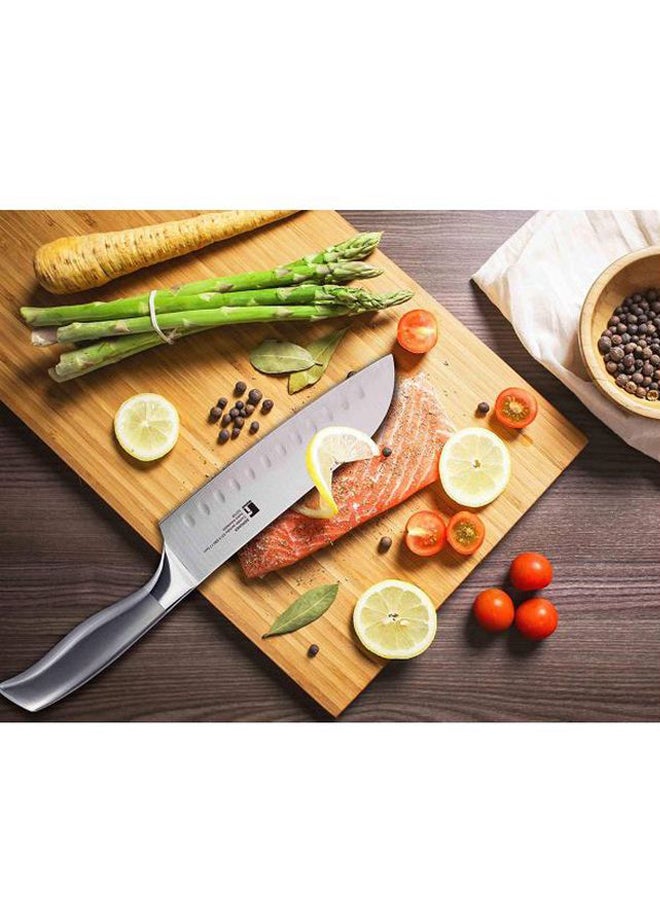 BERGNER Uniblade SS Santoku Knife Silver 17.5centimeter  - Image 4