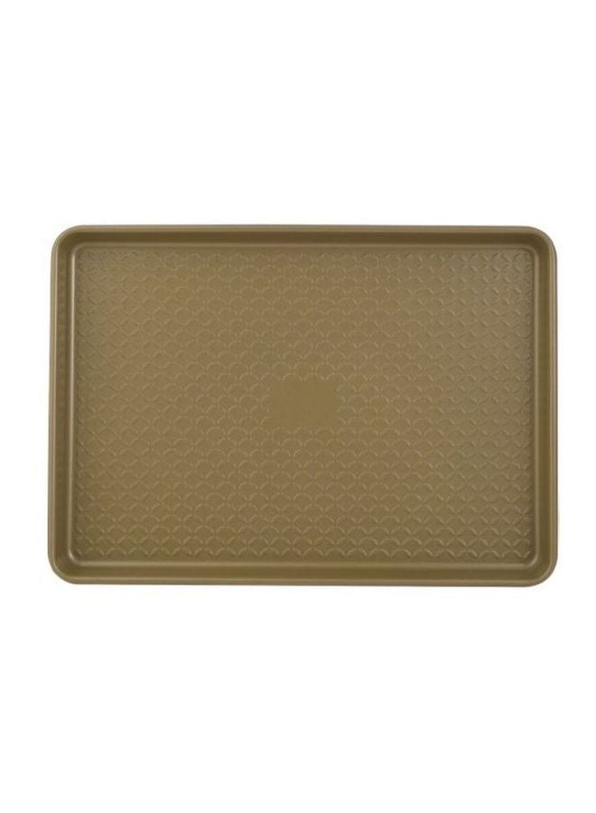 BERGNER Bake Right Pro Rectangular Oven Tray Greenish Gold 34.3x24.3x2.5cm - Image 1