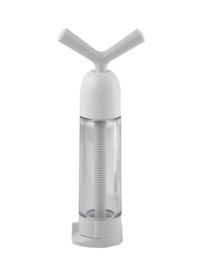 شيف إن ماكينة ثوم من البلاستيك أبيض 7 x 2بوصة - Image 1