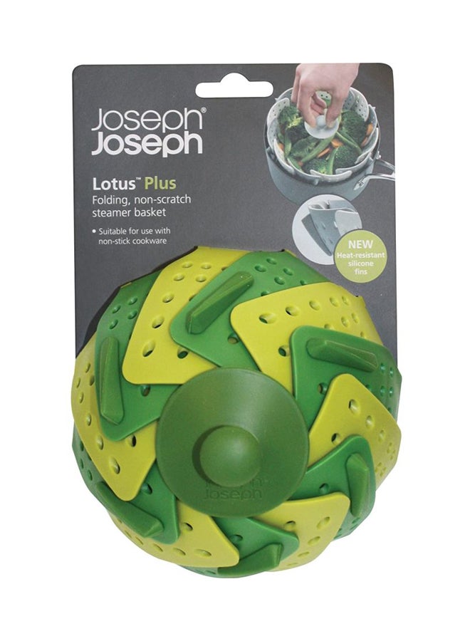 Joseph Joseph Lotus Plus Folding Steamer Basket Green/Dark green 36.8x36.8x31.8centimeter Green/Dark green 36.8x36.8x31.8cm  - Image 3