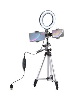 بولوز حلقة إضاءة LED بحامل ثلاثي القوائم أسود  - Image 1