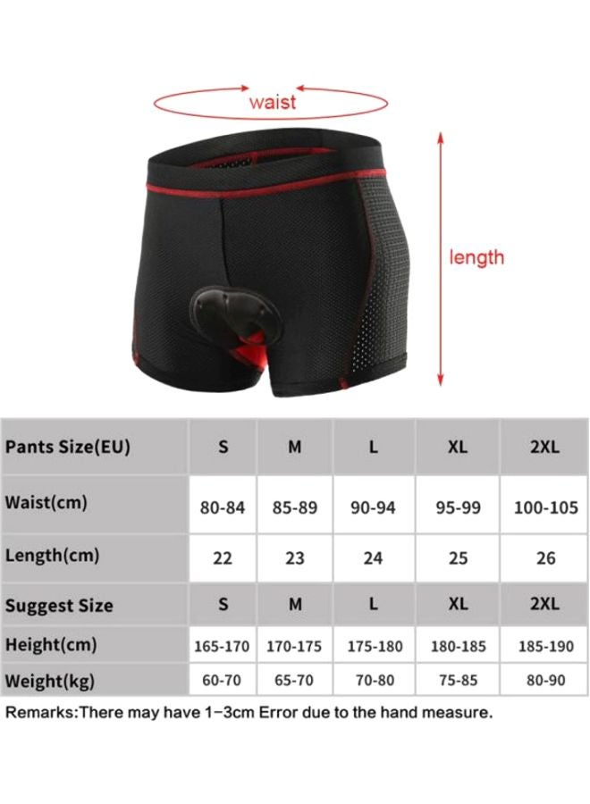 ARSUXEO - 9D Gel Padded MTB Biking Riding Shorts M - Image 1