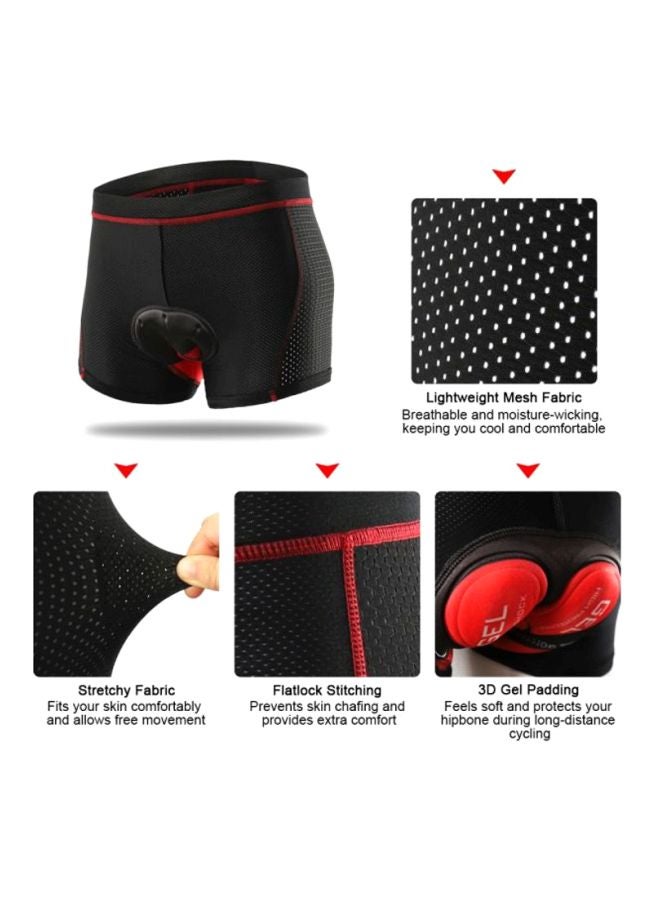 ARSUXEO Breathable 5D Padded Bicycle Shorts L  - Image 4