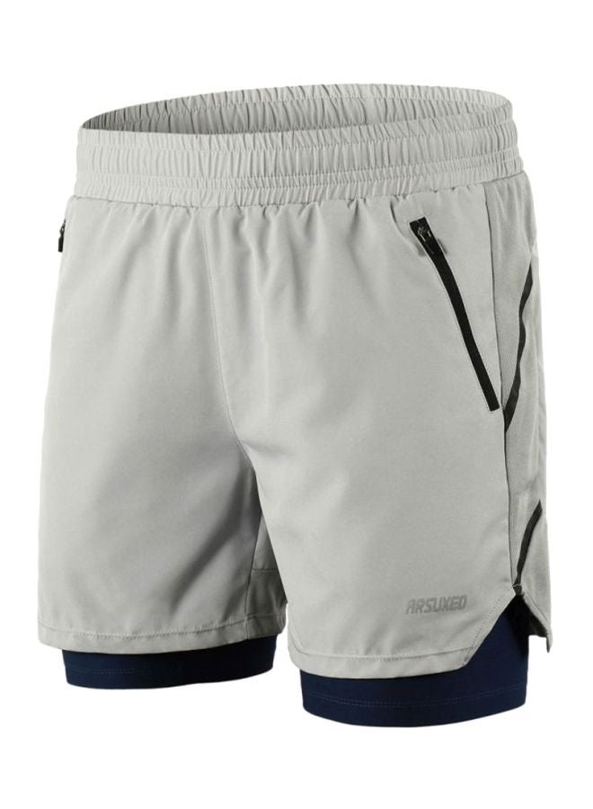 ARSUXEO 2-In-1 Cycling Shorts S - Image 3