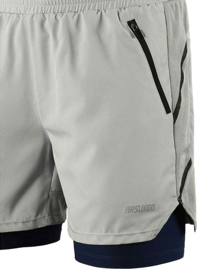 ARSUXEO 2-In-1 Cycling Shorts S - Image 5