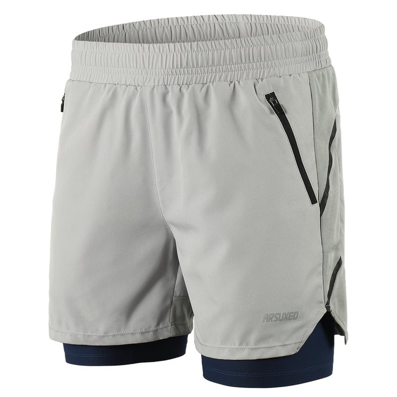 ARSUXEO - 2-In-1 Cycling Shorts L - Image 1