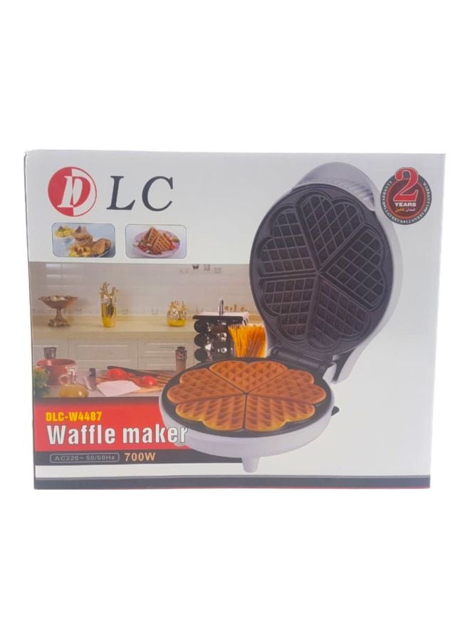 دي إل سي  - ماكينة صنع الوافل الكهربائية 700.0 W DLC-W4487 أبيض/ رمادي - Image 1