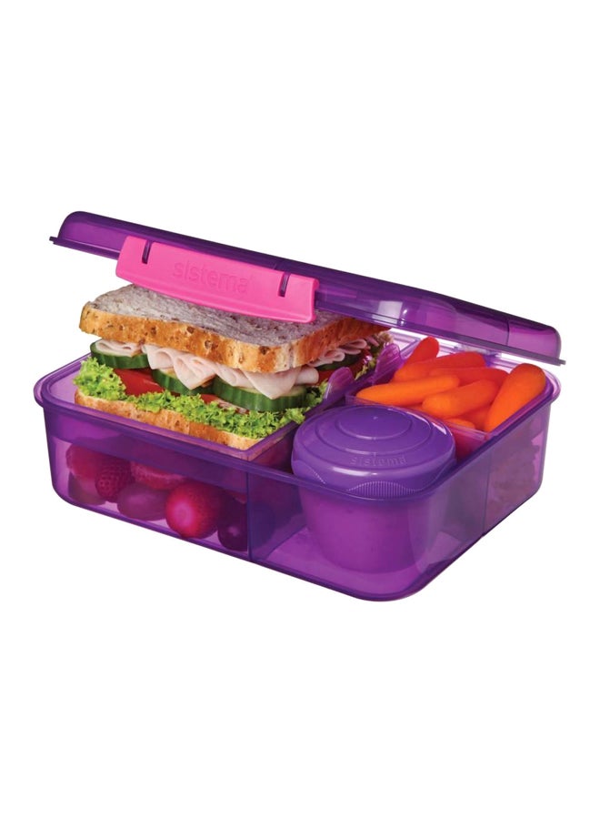 sistema Bento Lunch Box Multicolour 1.65 LLiters - Image 3