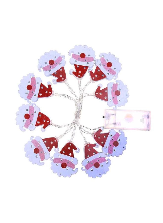 سلة سلسلة مصابيح LED أحمر/أبيض 160سم - Image 1