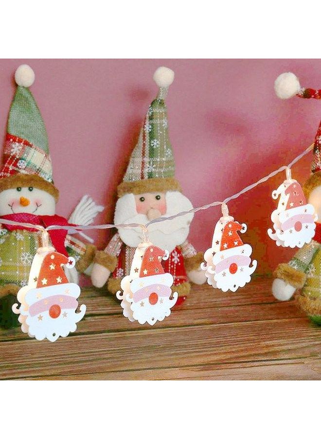 سلة سلسلة مصابيح LED أحمر/أبيض 160سم - Image 5