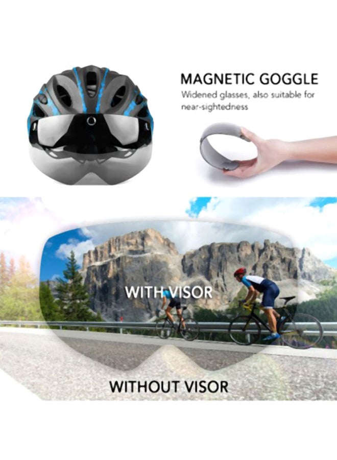 TOMSHOO Shock Absorbing Cycling Safety Goggle Helmet 31x15x23cm - Image 4