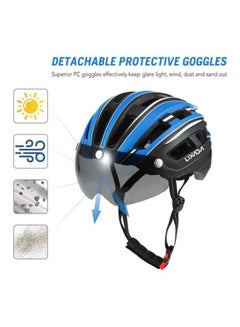 Mountain Bike Helmet With Detachable Magnetic Visor 28.5x14x23.5cm - v1599295348/N40113997A_6