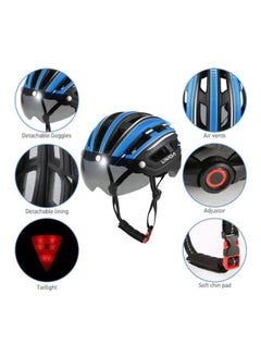 Mountain Bike Helmet With Detachable Magnetic Visor 28.5x14x23.5cm - v1599295348/N40113997A_7