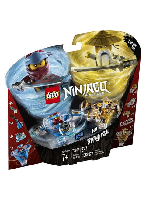 70663 227-Piece Ninjago Spinjitzu Nya And Wu Building Kit 70663 7+ Years