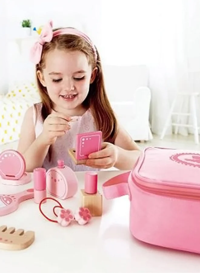 Hape 11-Piece Beauty Cosmetics Role Play Set E3014