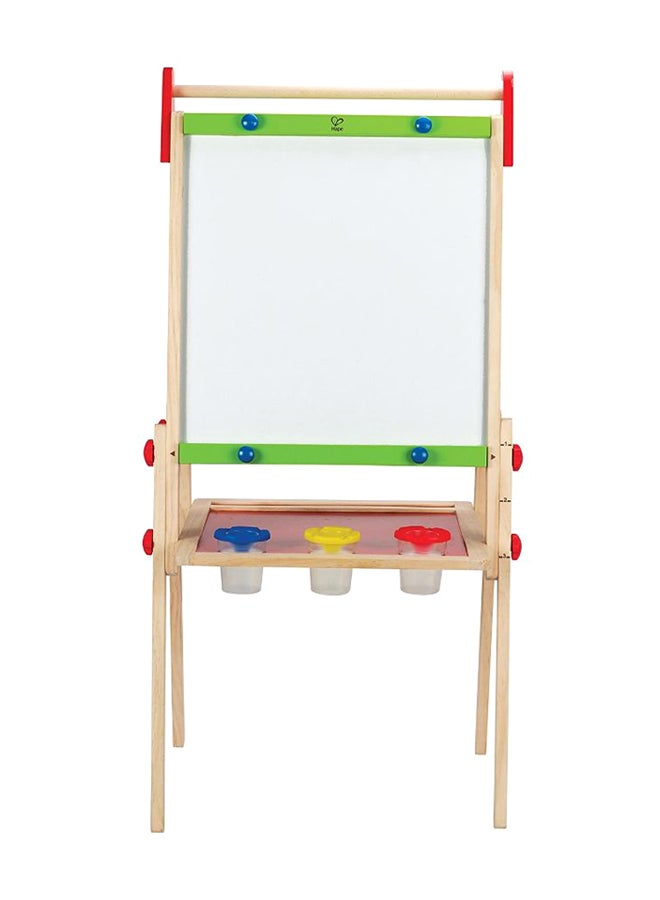 هيب حامل للأطفال مزدوج الوجه، وهو الحامل الوحيد الذي يمكن تعديل طوله. المواد الرئيسية: خشب، طلاء المائي، مادة ABS، بولي بروبيلين، سبورة بيضاء مغناطيسية على جانب وسبورة على الجانب الآخر؛ تتضمن السبورة: حامل، وثلاثة أوعية طلاء، و لفة ورق لعبة قابلة للاستبدال، آمنة للأطفال وذات جودة عالية. يوصى بها للأعمار من 36 شهرا إلى 8 سنوات. طبقات الطلاء للعبة القرد غير سامة. متعدد الألوان - Image 1