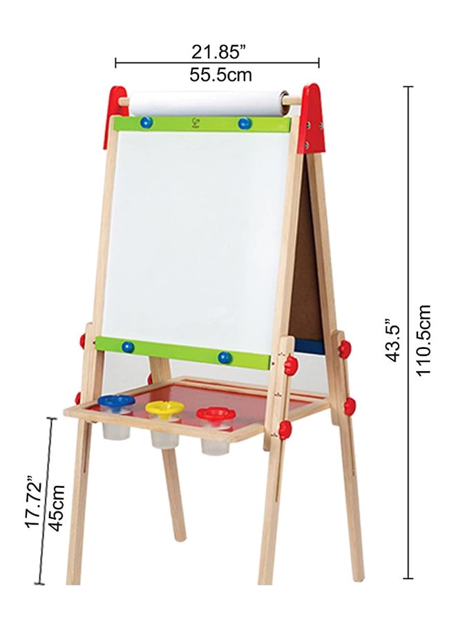 هيب حامل للأطفال مزدوج الوجه، وهو الحامل الوحيد الذي يمكن تعديل طوله. المواد الرئيسية: خشب، طلاء المائي، مادة ABS، بولي بروبيلين، سبورة بيضاء مغناطيسية على جانب وسبورة على الجانب الآخر؛ تتضمن السبورة: حامل، وثلاثة أوعية طلاء، و لفة ورق لعبة قابلة للاستبدال، آمنة للأطفال وذات جودة عالية. يوصى بها للأعمار من 36 شهرا إلى 8 سنوات. طبقات الطلاء للعبة القرد غير سامة. متعدد الألوان - Image 3