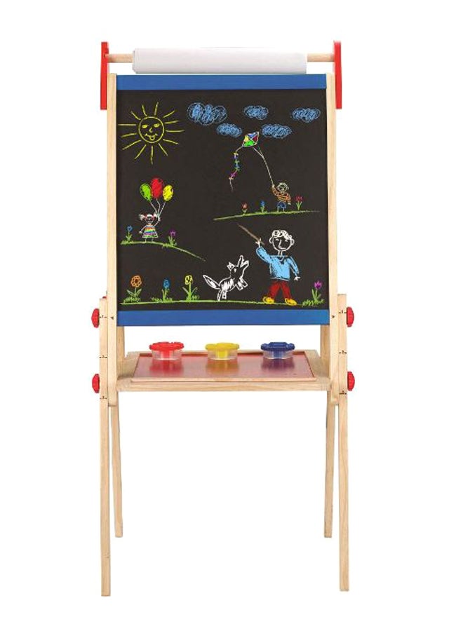 هيب حامل للأطفال مزدوج الوجه، وهو الحامل الوحيد الذي يمكن تعديل طوله. المواد الرئيسية: خشب، طلاء المائي، مادة ABS، بولي بروبيلين، سبورة بيضاء مغناطيسية على جانب وسبورة على الجانب الآخر؛ تتضمن السبورة: حامل، وثلاثة أوعية طلاء، و لفة ورق لعبة قابلة للاستبدال، آمنة للأطفال وذات جودة عالية. يوصى بها للأعمار من 36 شهرا إلى 8 سنوات. طبقات الطلاء للعبة القرد غير سامة. متعدد الألوان - Image 4