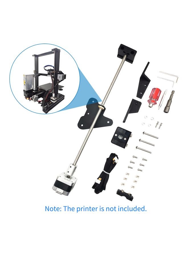 أيبيسي مجموعة تحديث محور Z مزدوج ولولبي من الرصاص أسود - Image 5