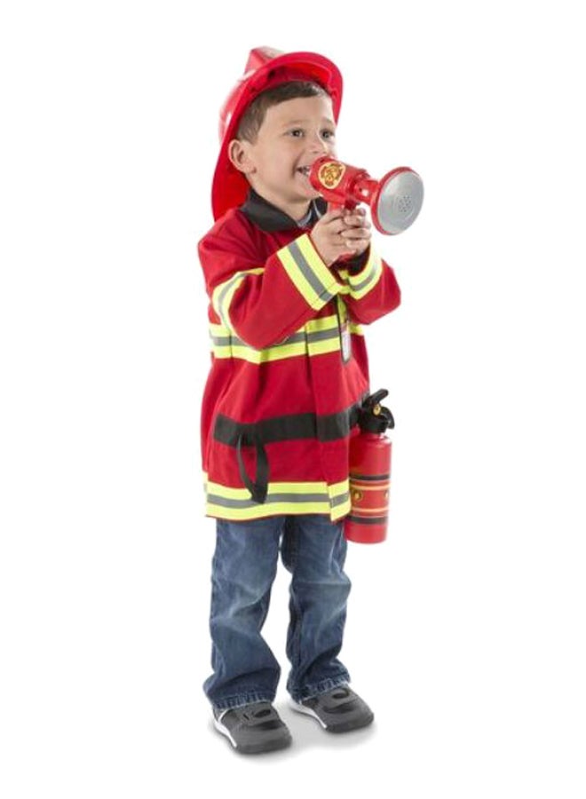 Melissa & Doug Fire Chief Role Play Costume Set – Pretend Play Dress-Up Outfit with Jacket, Helmet, Badge, Fire Extinguisher & Accessories – Imaginative Play for Kids Ages 3+ | MD4834 - Image 4