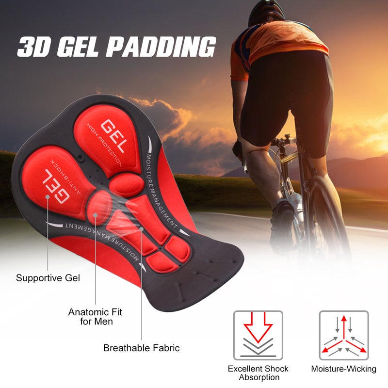 LIXADA 3D Gel Padded Bicycle Shorts M  - Image 3
