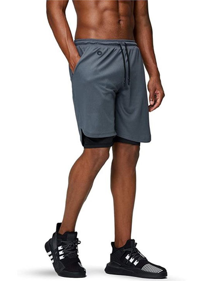 LIXADA - 2-In-1 Athletic Shorts M - Image 1
