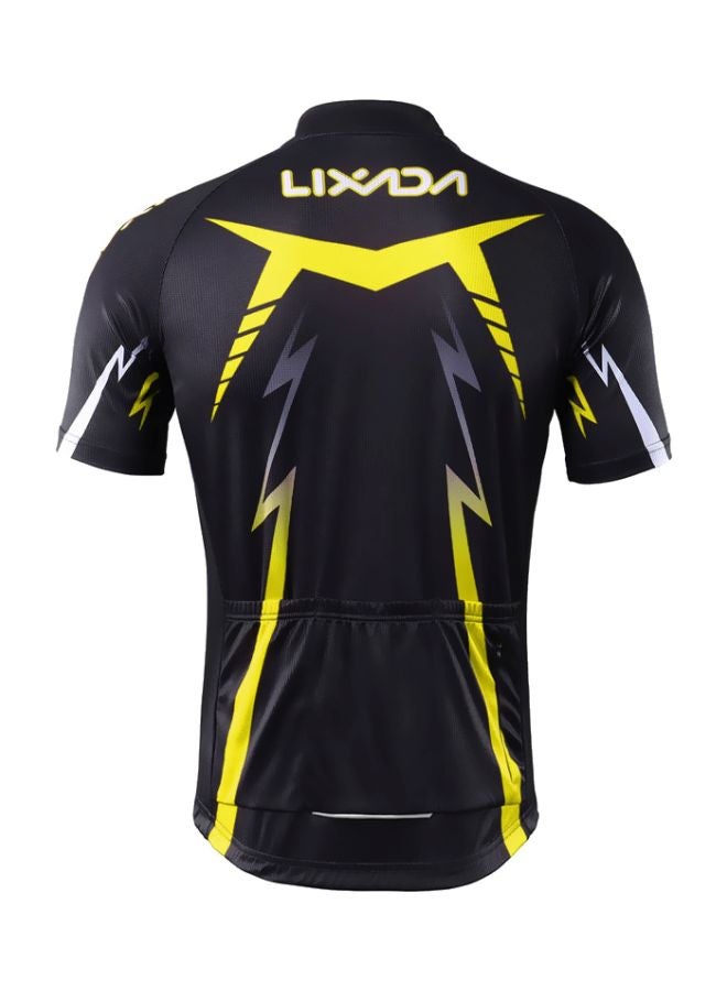 LIXADA 2-Piece Cycling Shirt And Pant Set With Cushion Protection L  - Image 5