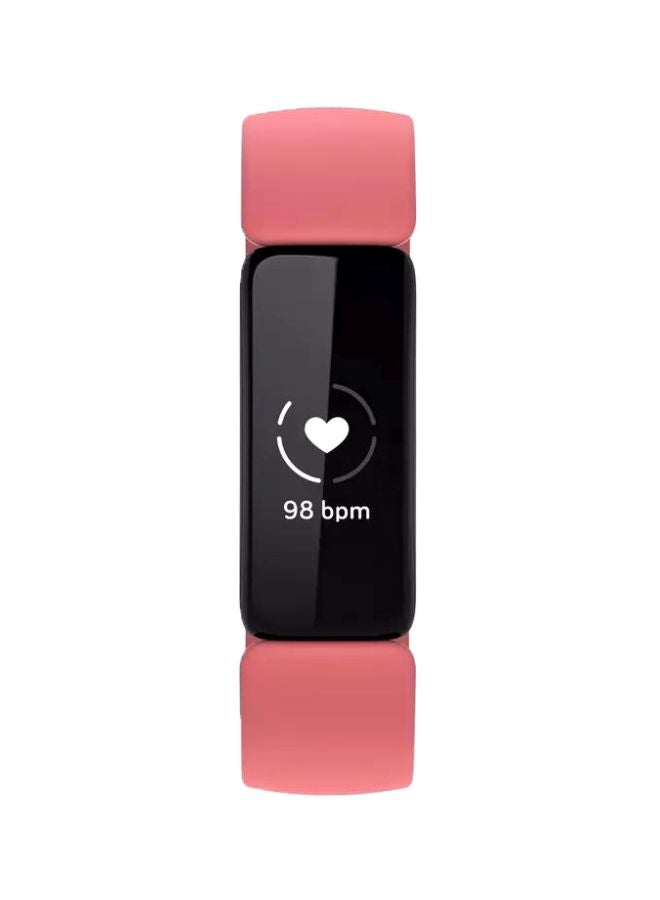 Fitbit Inspire 2, Health And Fitness Tracker With Free 1-Year Fitbit Premium Trial, 24/7 Heart Rate And Upto 10 Days Battery Desert Rose/Black  - Image 2