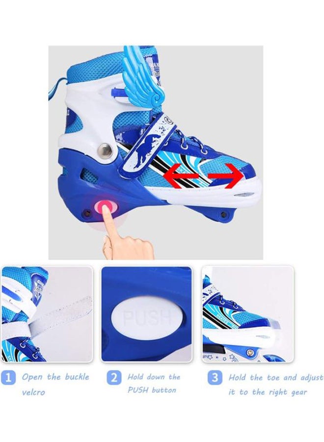Cool Baby Adjustable Inline Skates With Flashing Wheels S  - Image 3
