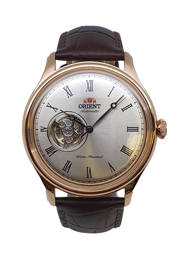 أورينت ساعة بعقارب أوتوماتيكية بقرص ساعة شفاف طراز SAG00001S0 للرجال - Image 1