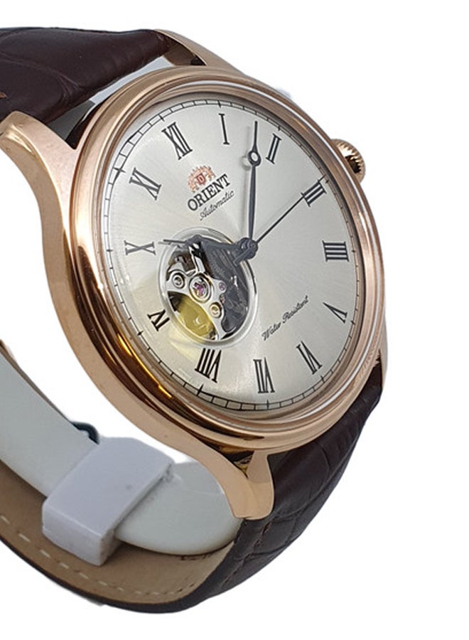 أورينت ساعة بعقارب أوتوماتيكية بقرص ساعة شفاف طراز SAG00001S0 للرجال - Image 3