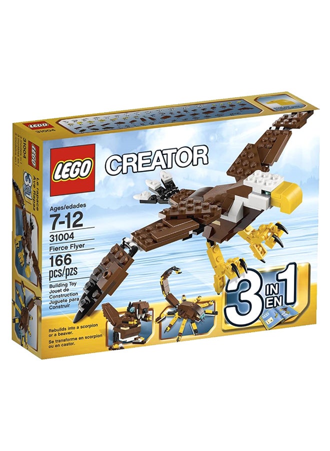 31004 166-Piece 3-In-1 Creator Fierce Flyer Building Set 31004 7+ Years